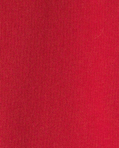 Baby Boy French Terry Zip-Up Hoodie - Red