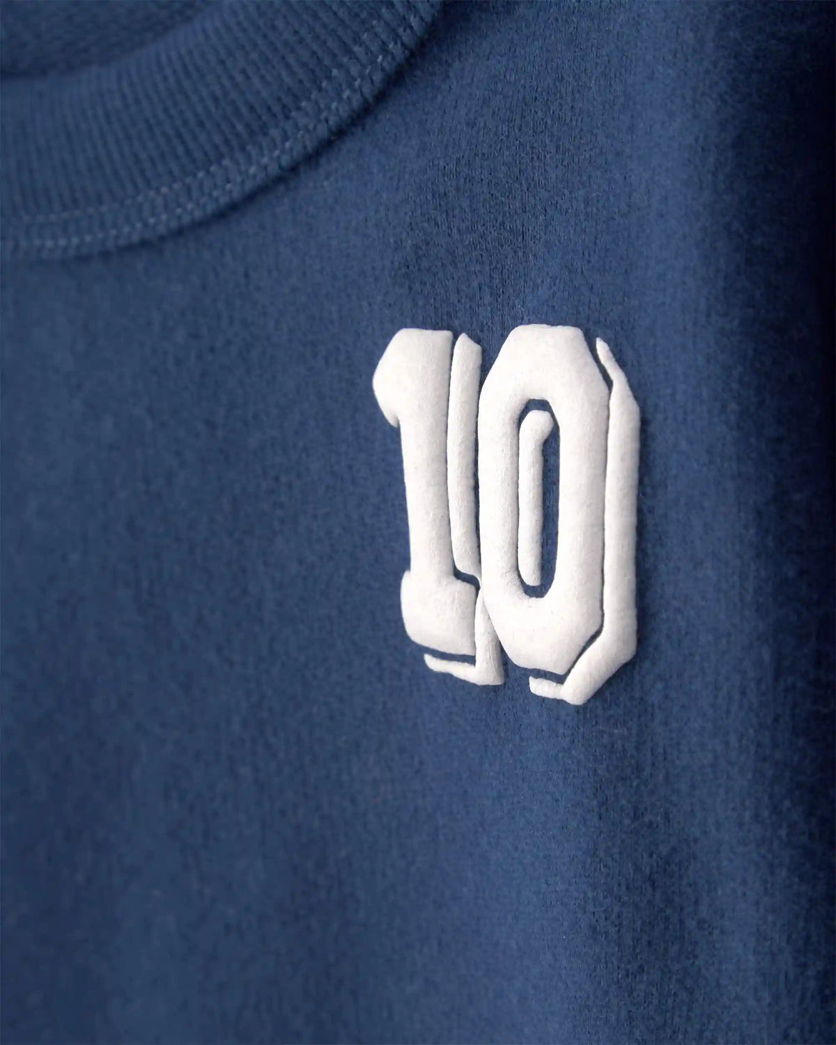 Baby Boy Varsity French Terry Pullover Sweatshirt - Navy Blue