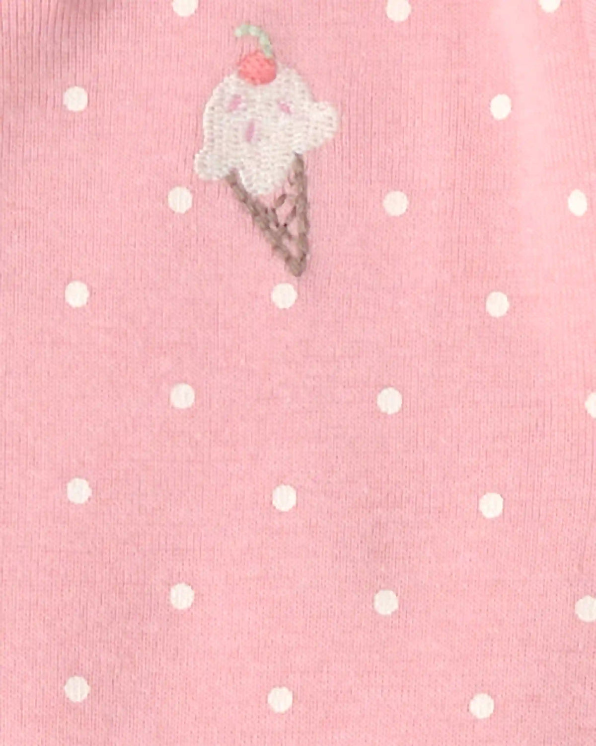 Baby Girl 2-Pack Ice Cream Truck 100% Cotton Snug Fit 1-Piece Pajama - Pink/Ivory
