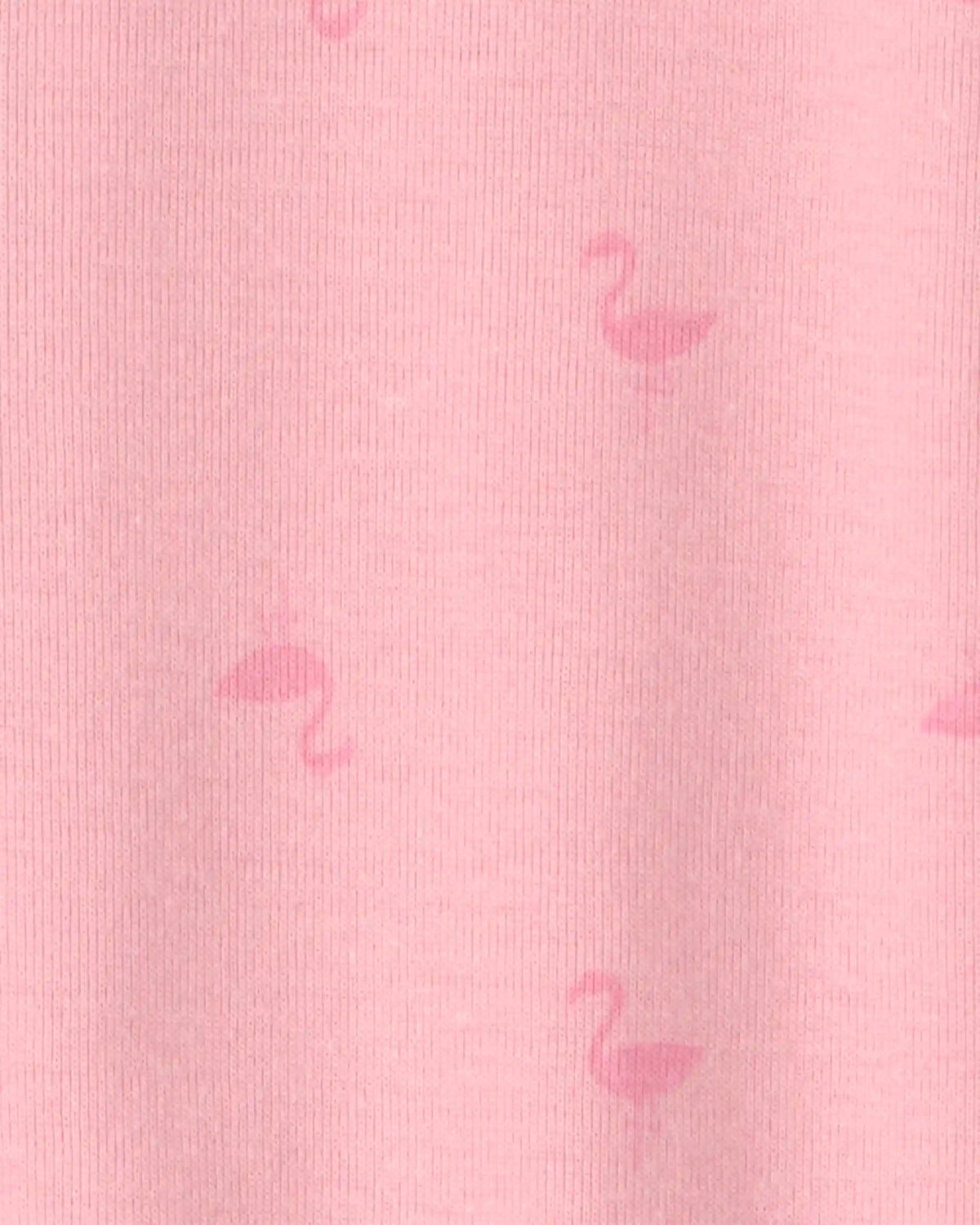 Baby Girl Flamingo 100% Cotton Snug Fit 1-Piece Pajama - Pink