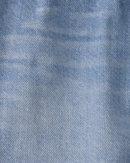 Baby Boy Denim Drawstring Shorts - Light Wash
