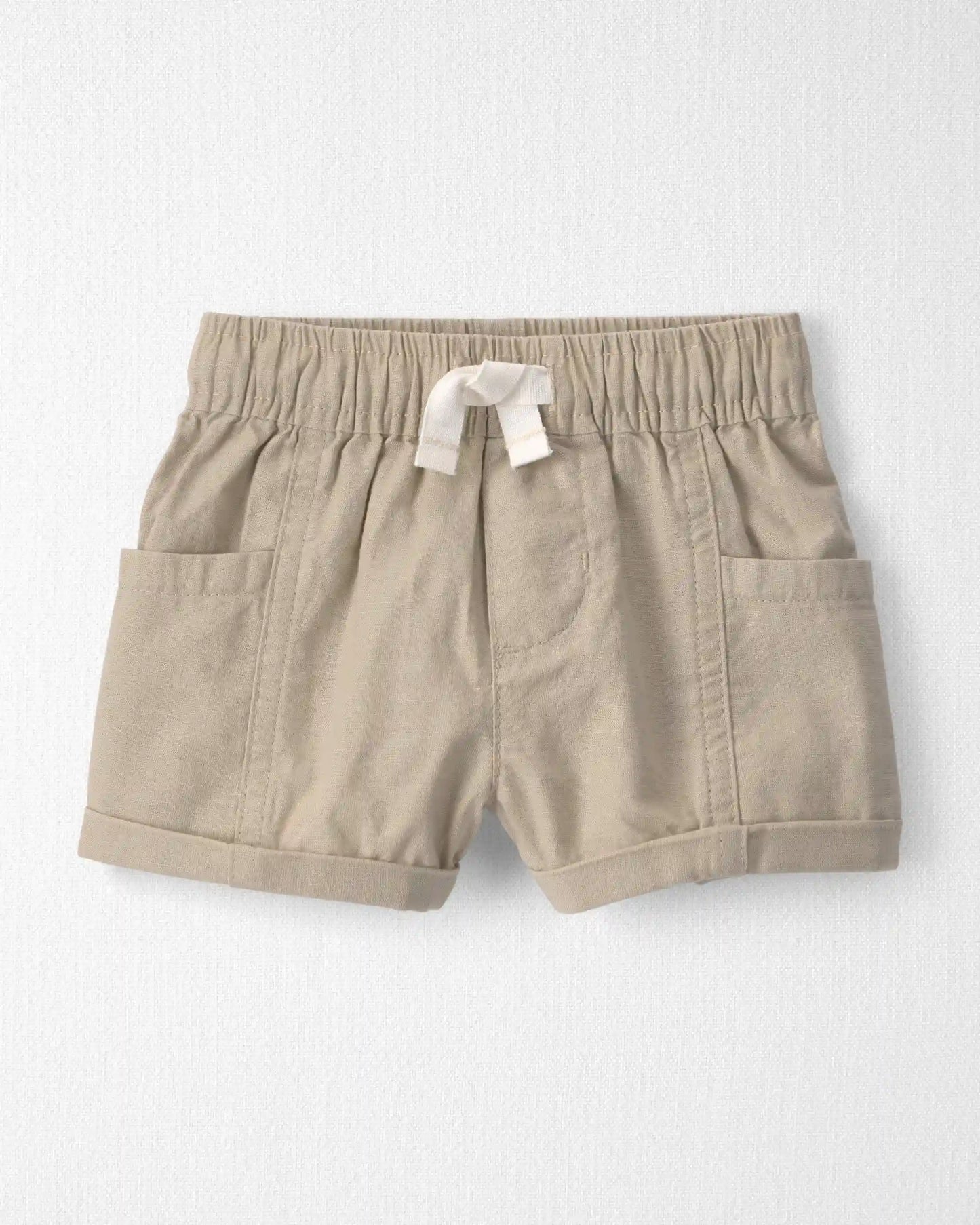 Baby Boy 2-Piece Top & Short Set Made with Organic Cotton in Red Gingham