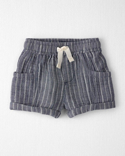 Baby Boy 2-Piece Organic Cotton Gauze Top & Short Set