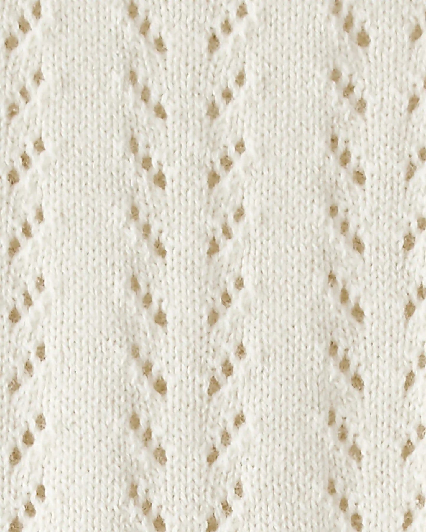 Baby Girl Organic Cotton Sweater Knit Bubble