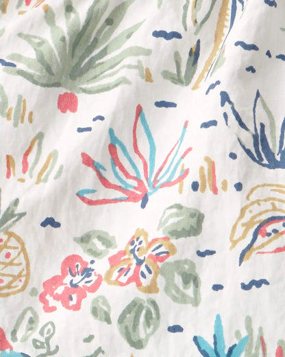 Baby Boy Recycled Swim Trunks in Tropical Paradise