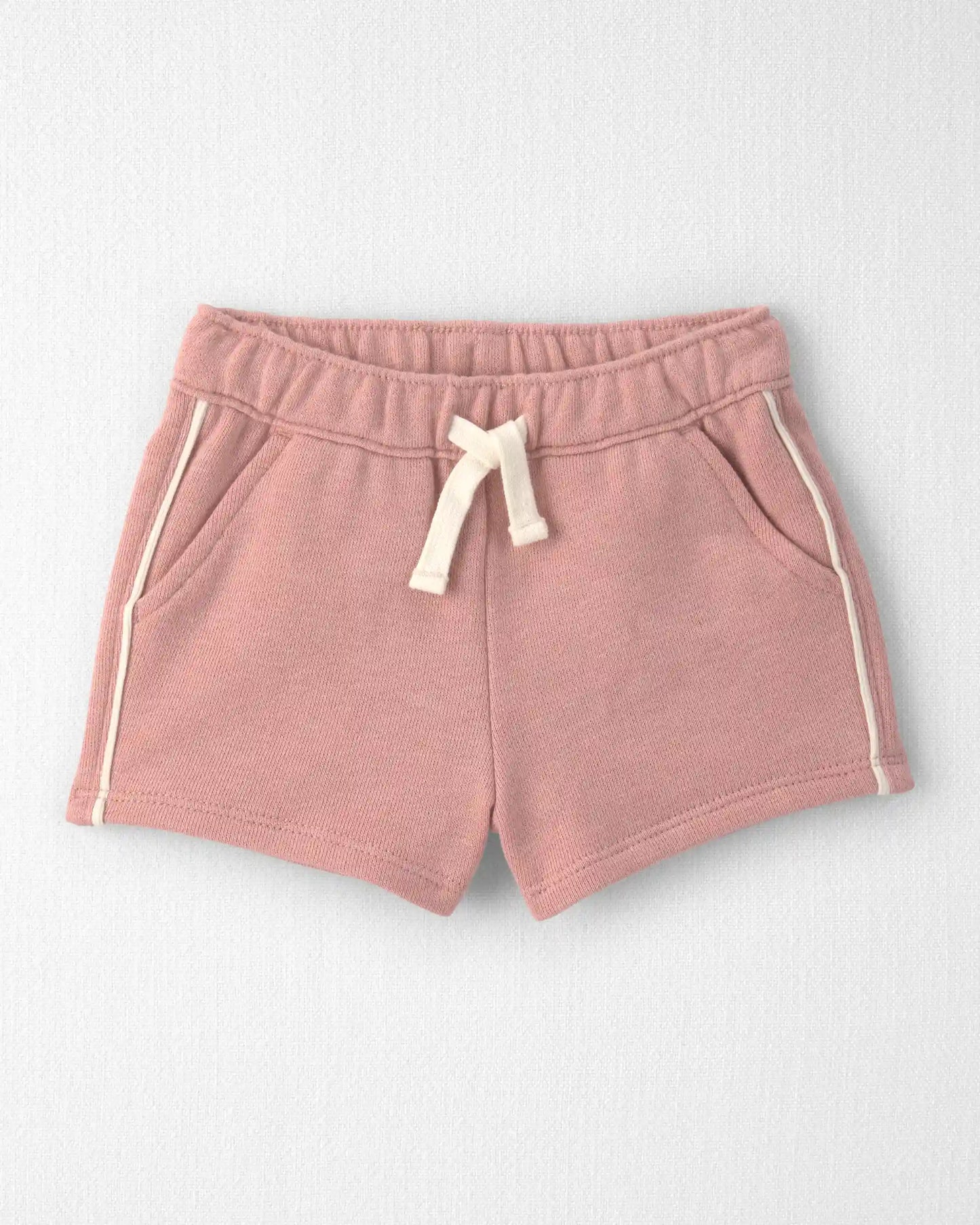 Baby Girl 2-Piece Organic Cotton French Terry Pullover & Short Set