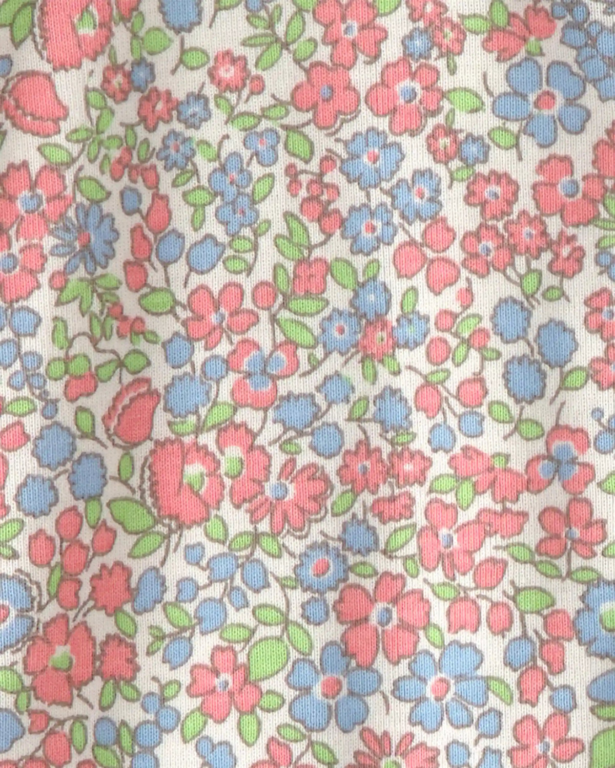 Baby Girl Organic Cotton Sleep & Play Pajama in Spring Floral