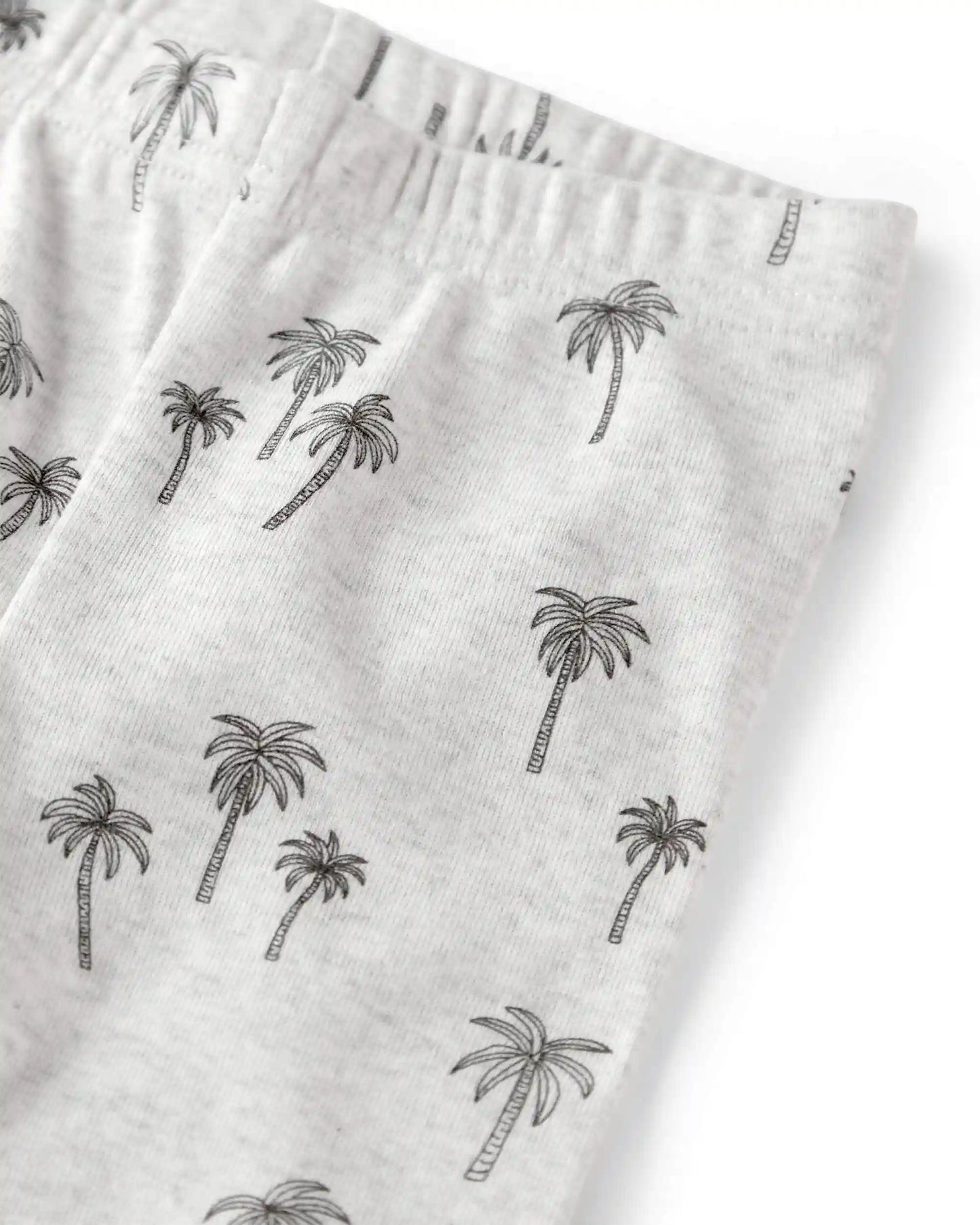 Baby 2-Piece Organic Cotton Pajamas in Palm Trees