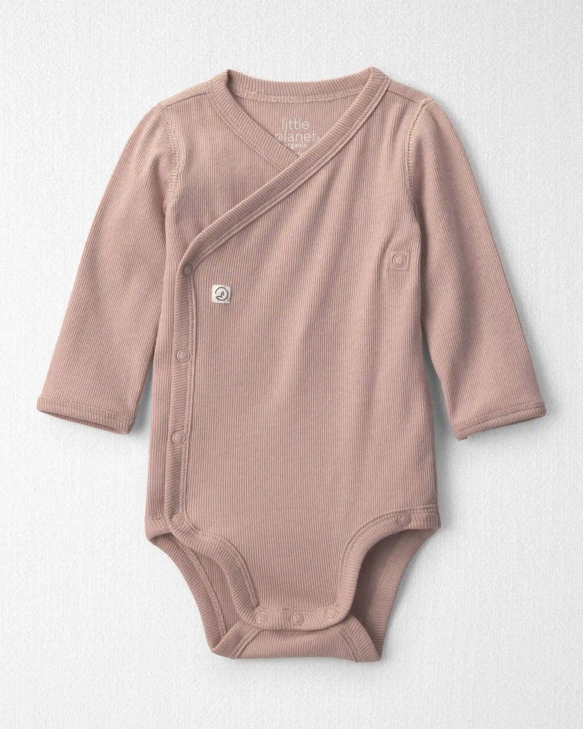 Baby Girl Organic Cotton Rib Bodysuit