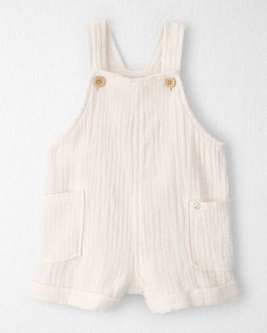Baby Organic Cotton Gauze Shortalls
