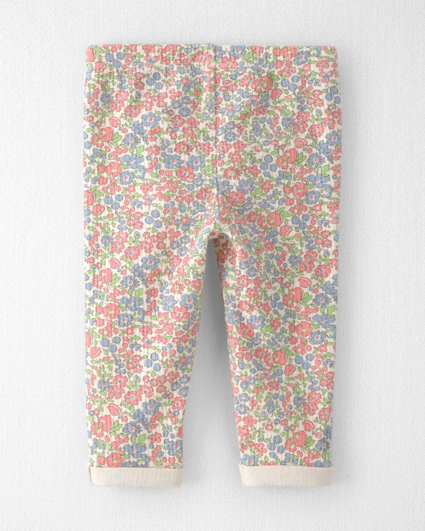 Baby Girl 2-Pack Organic Cotton Rib Leggings
