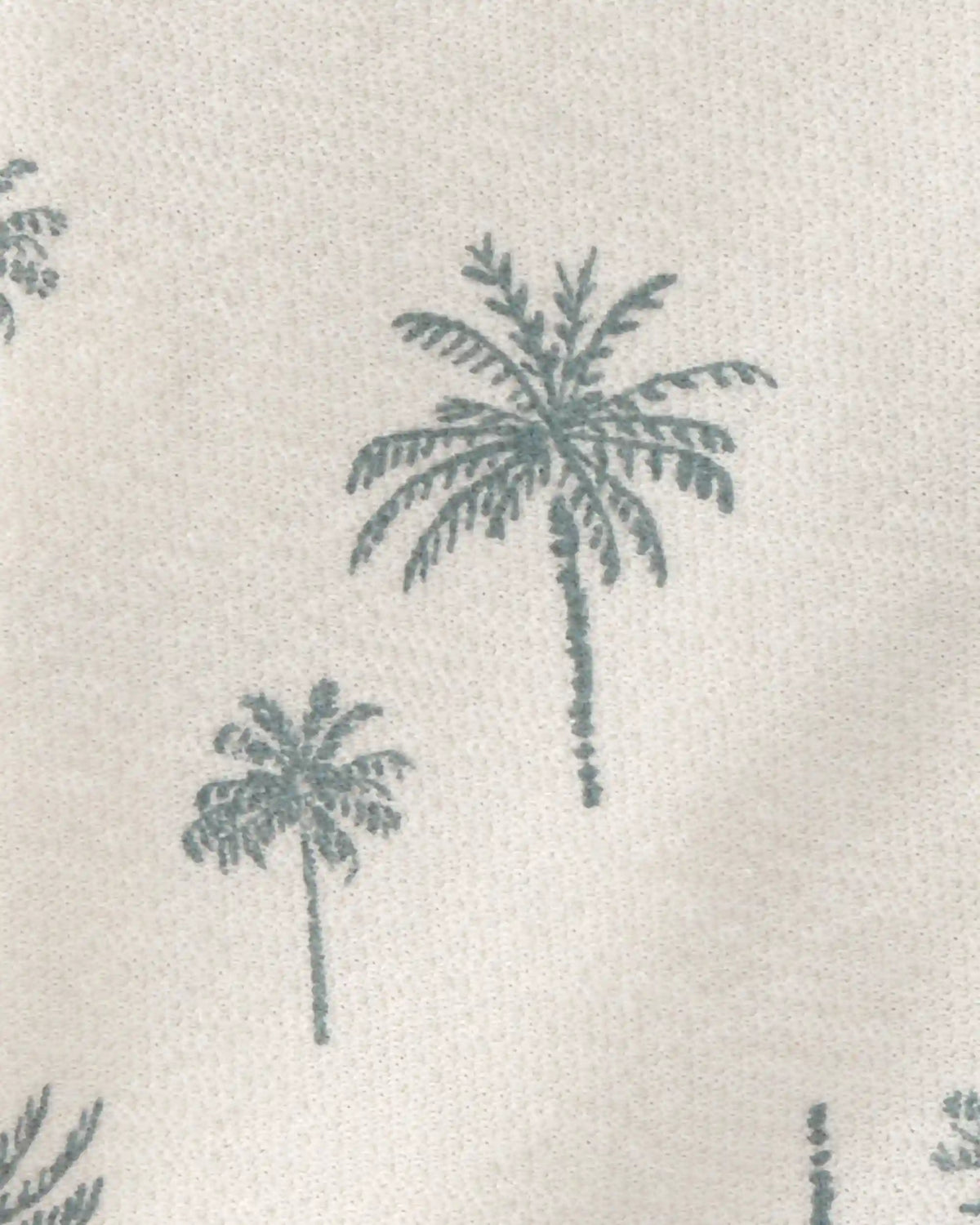 Baby Boy 3-Piece Palm Tree Outfit Set - White/Green