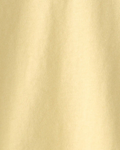Baby Girl Heart Pocket Top - Yellow