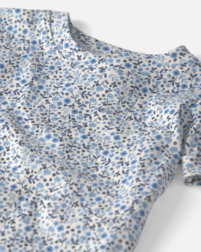 Baby Girl 2-Piece Organic Cotton Pajamas in Meadow Bloom