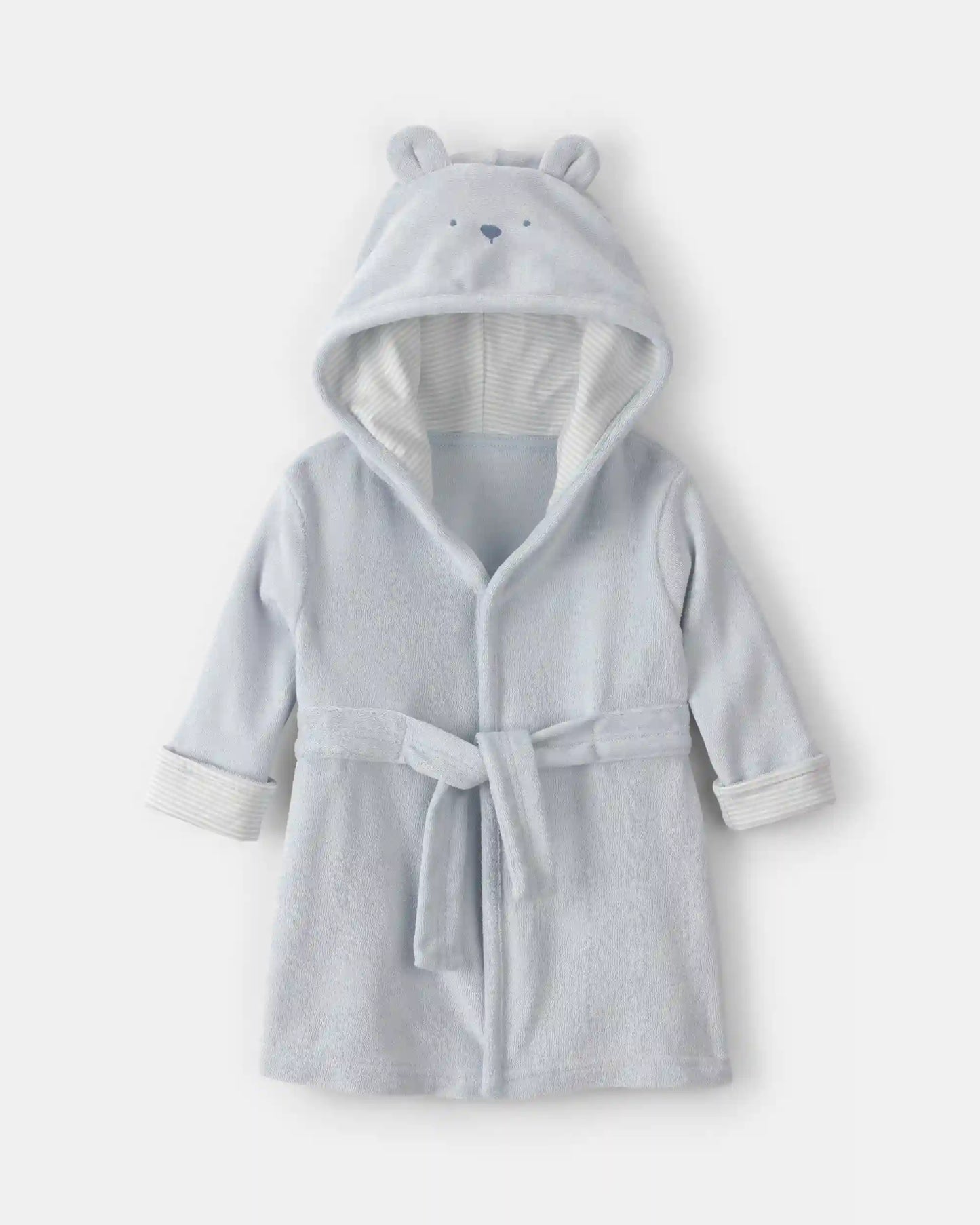 Baby Bear Terry Robe - Blue
