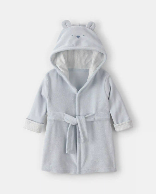 Baby Bear Terry Robe - Blue
