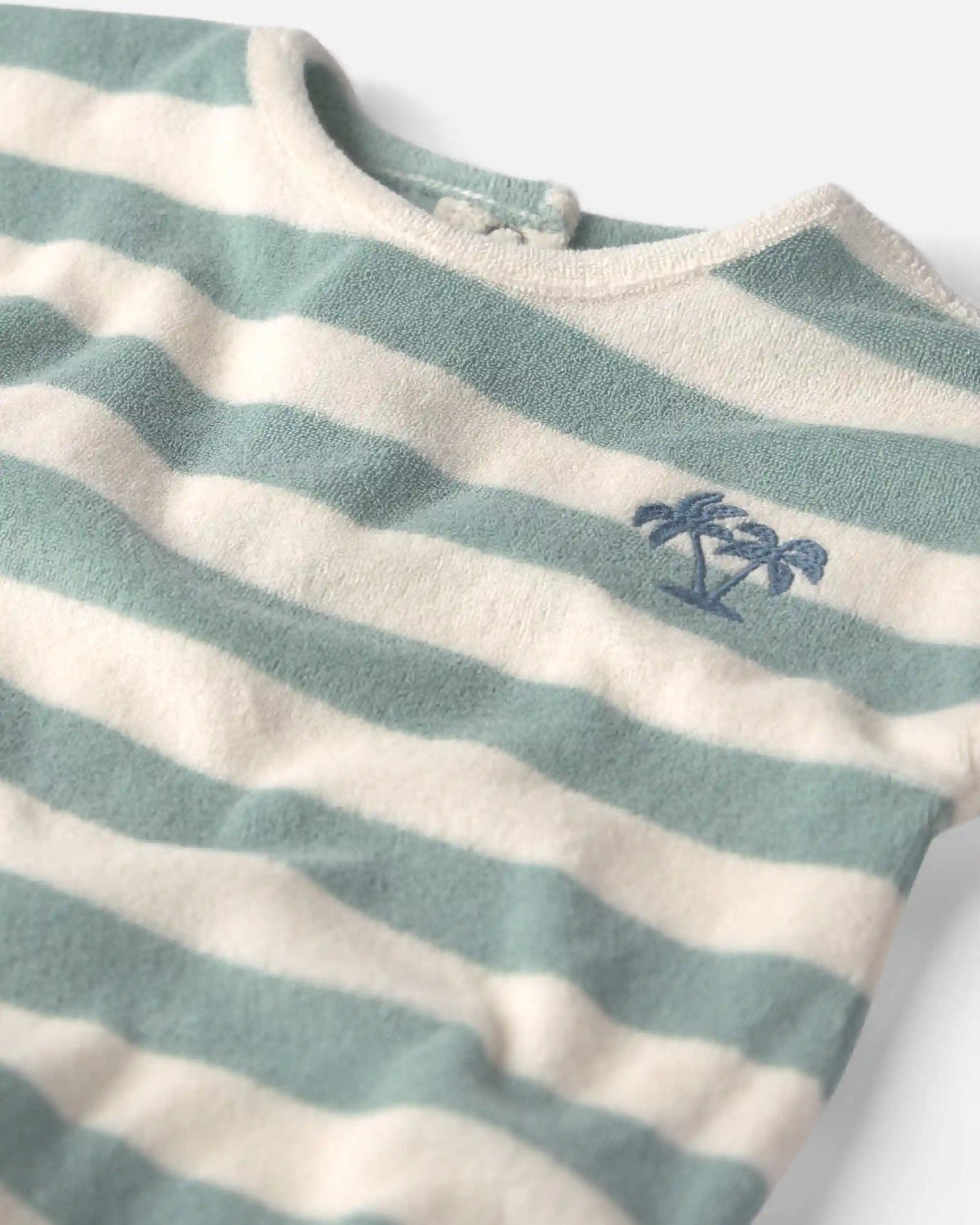 Baby Terry Bubble Made with Organic Cotton in Stripes