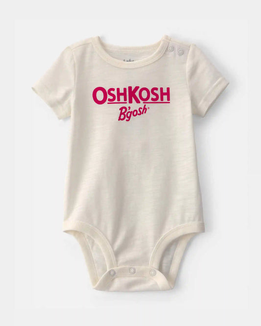 Baby OshKosh Logo Graphic Bodysuit - Ivory
