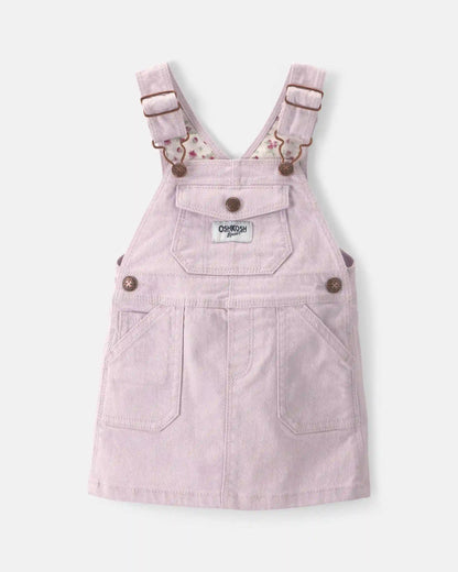 Baby Girl Twill Skirtall - Purple