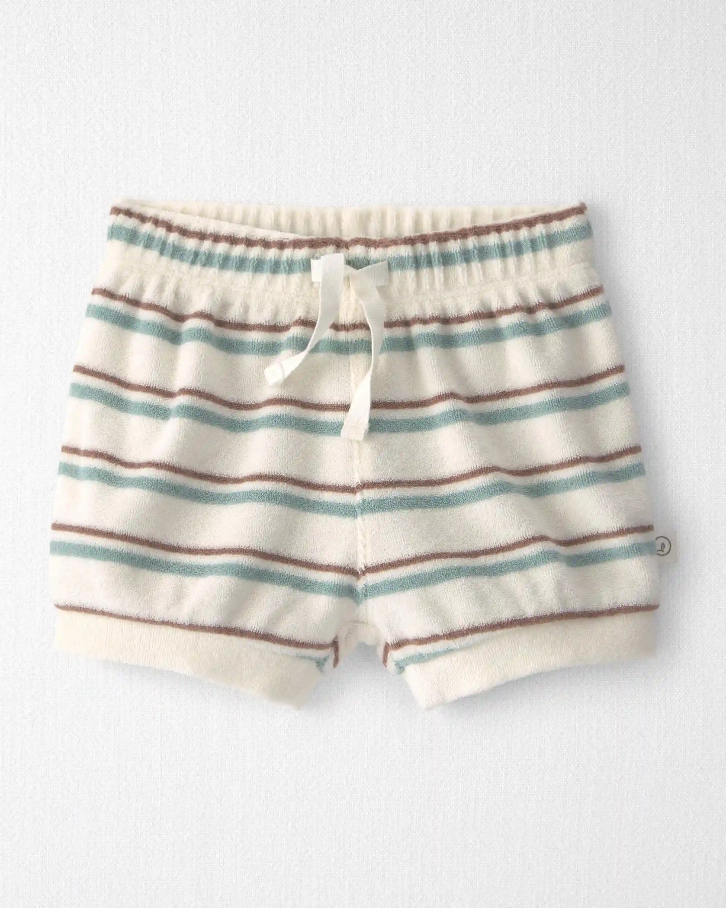 Baby 2-Piece Terry Top & Short Set Made with Organic Cotton in Stripes