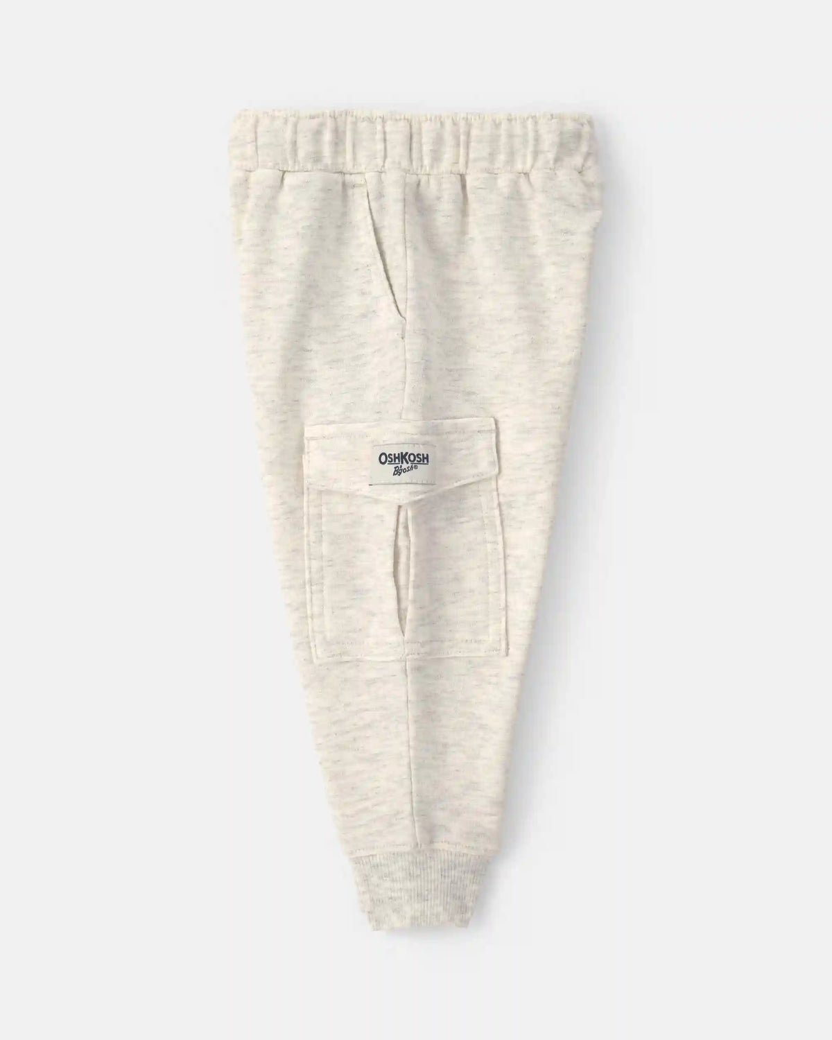 Baby Boy French Terry Cargo Knit Joggers - Grey