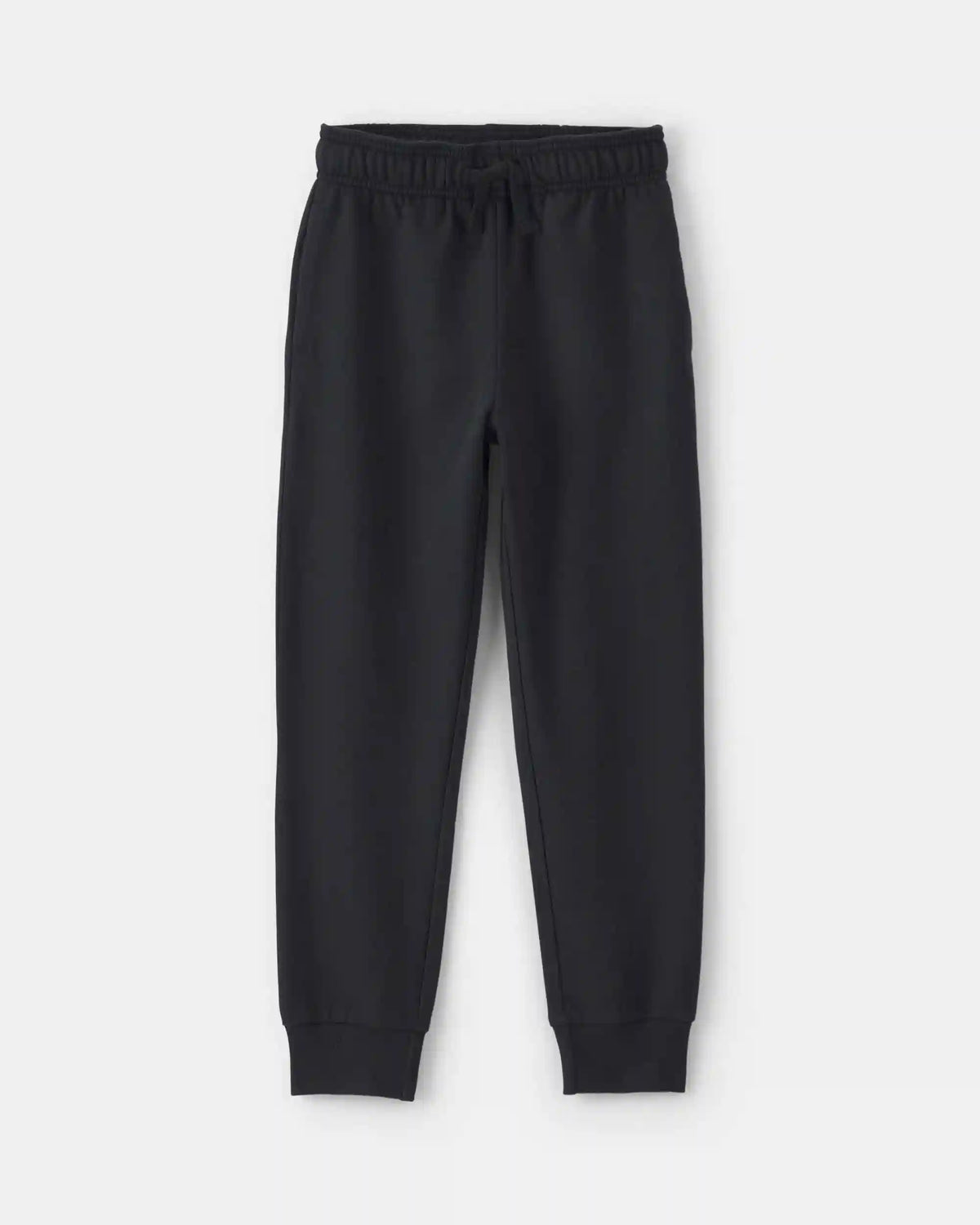 Baby Boy Pull-On Drawstring Joggers - Black