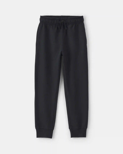 Baby Boy Pull-On Drawstring Joggers - Black