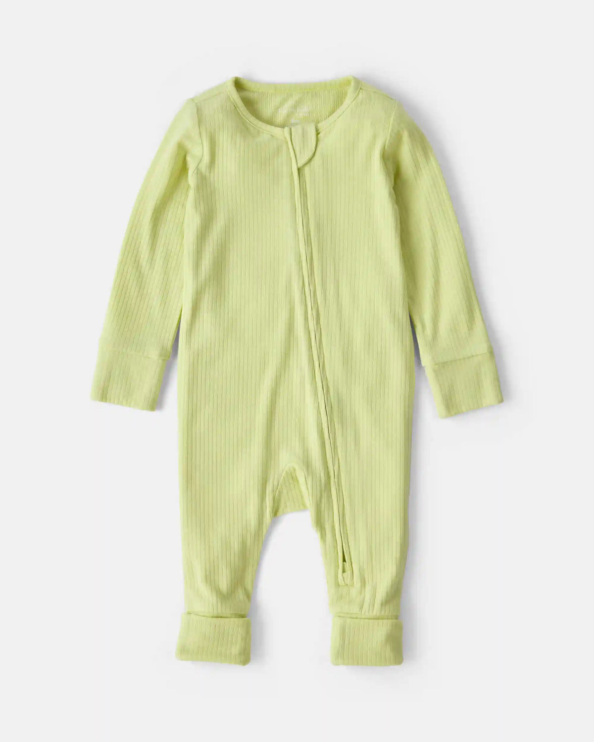 Baby PurelySoft™ 2-Way Zip Sleep & Play Pajamas - Green