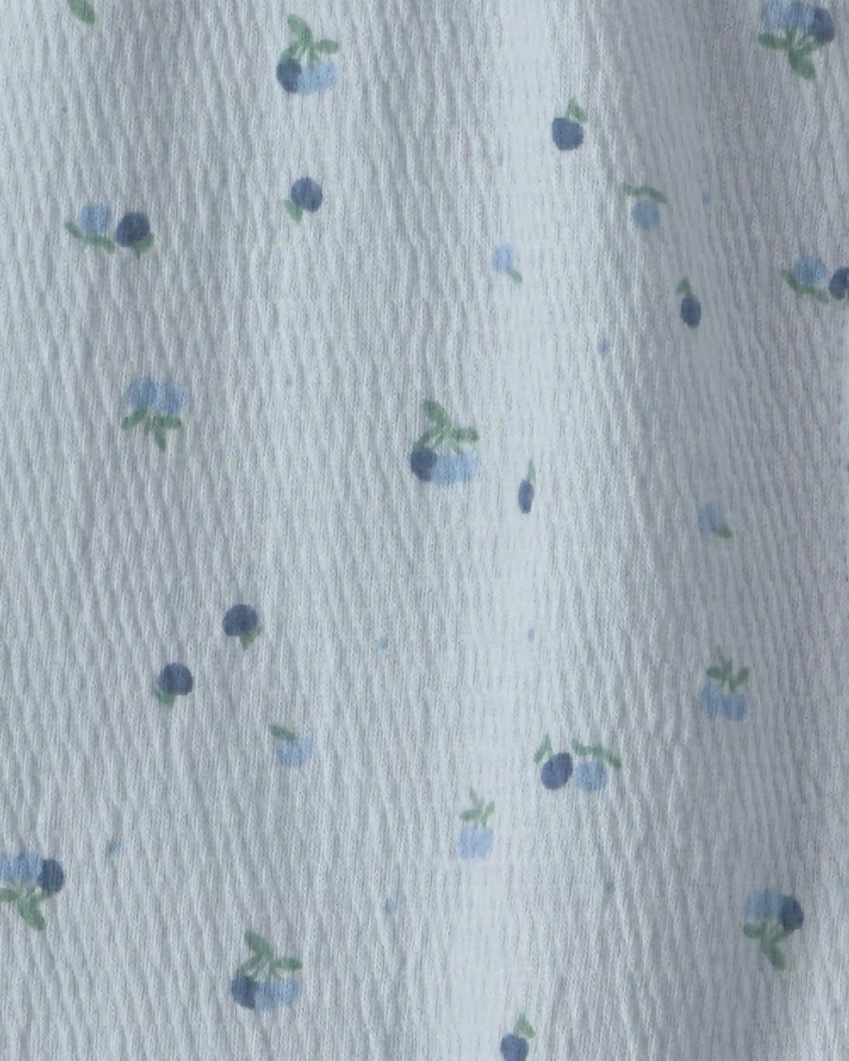 Baby Girl Blueberry Jumpsuit - Blue