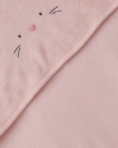 Baby Girl 2-Pack Bunny Terry Towels - Pink