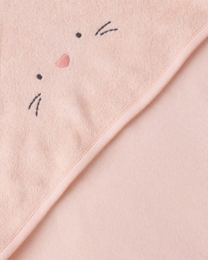 Baby Girl 2-Pack Bunny Terry Towels - Pink