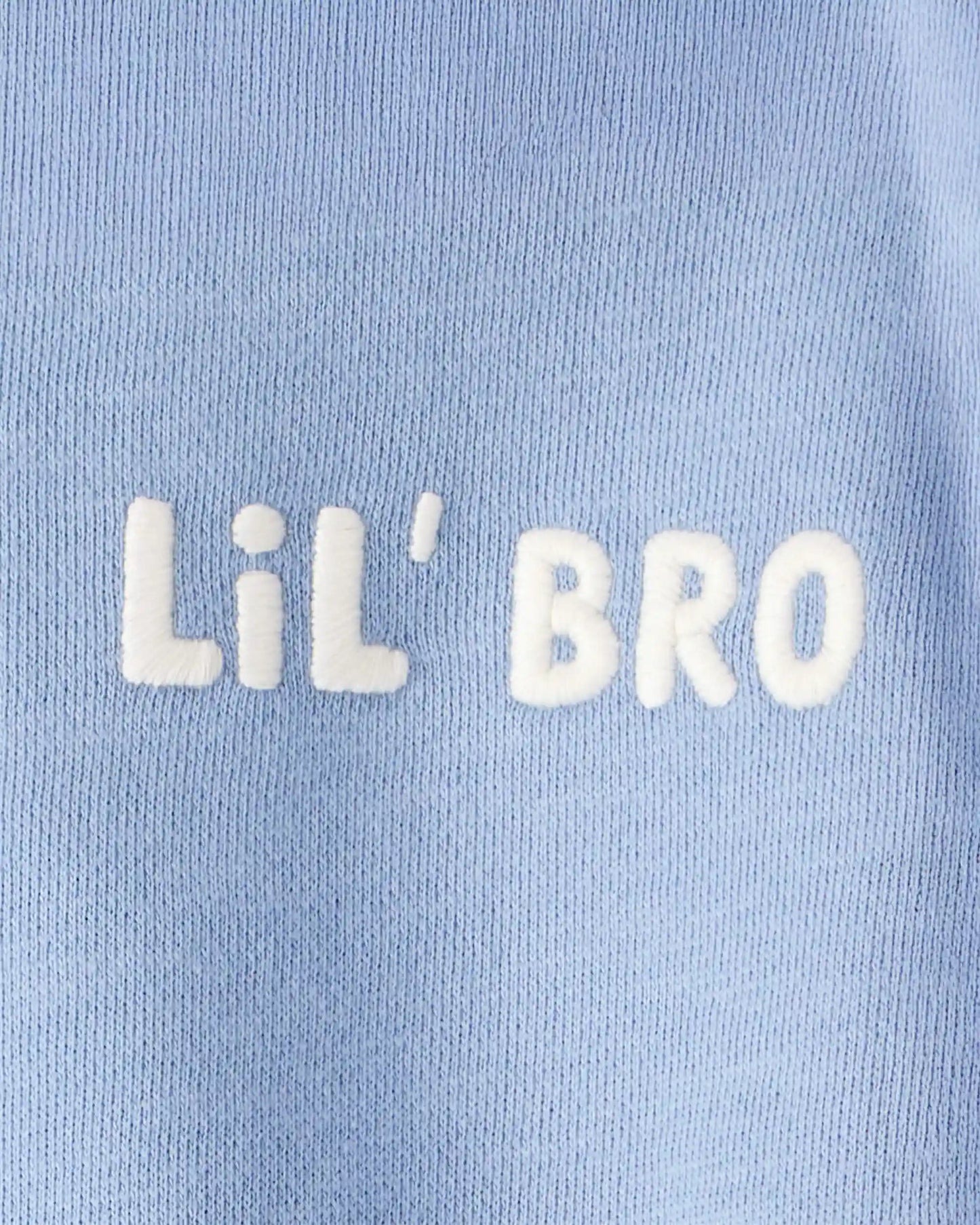 Baby Boy Organic Cotton Lil' Bro Bubble