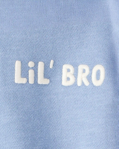 Baby Boy Organic Cotton Lil' Bro Bubble
