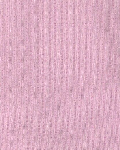 Baby Girl 3-Piece Textured Top & Short Set - Pink
