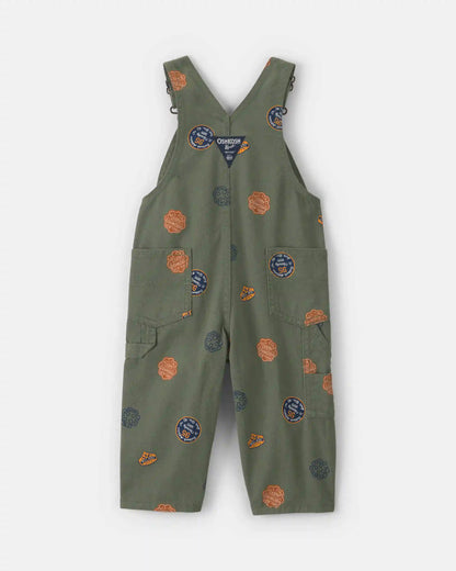 Baby Patch Logo Overalls - Green