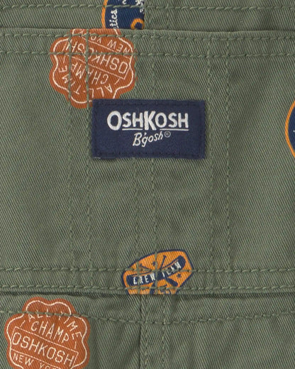 Baby Patch Logo Overalls - Green
