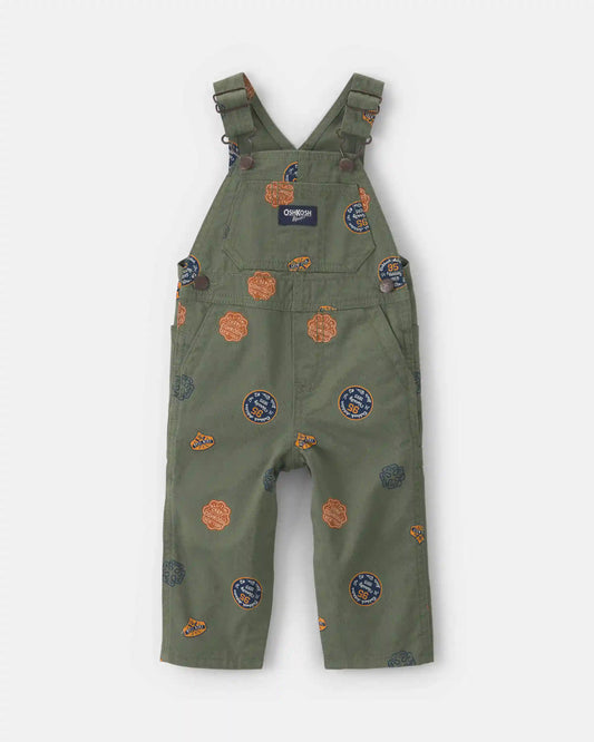 Baby Patch Logo Overalls - Green