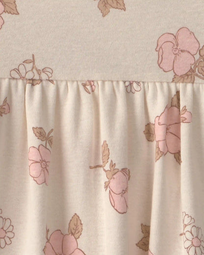 Baby Girl 2-Piece Floral Dress Set - Pink/Ivory