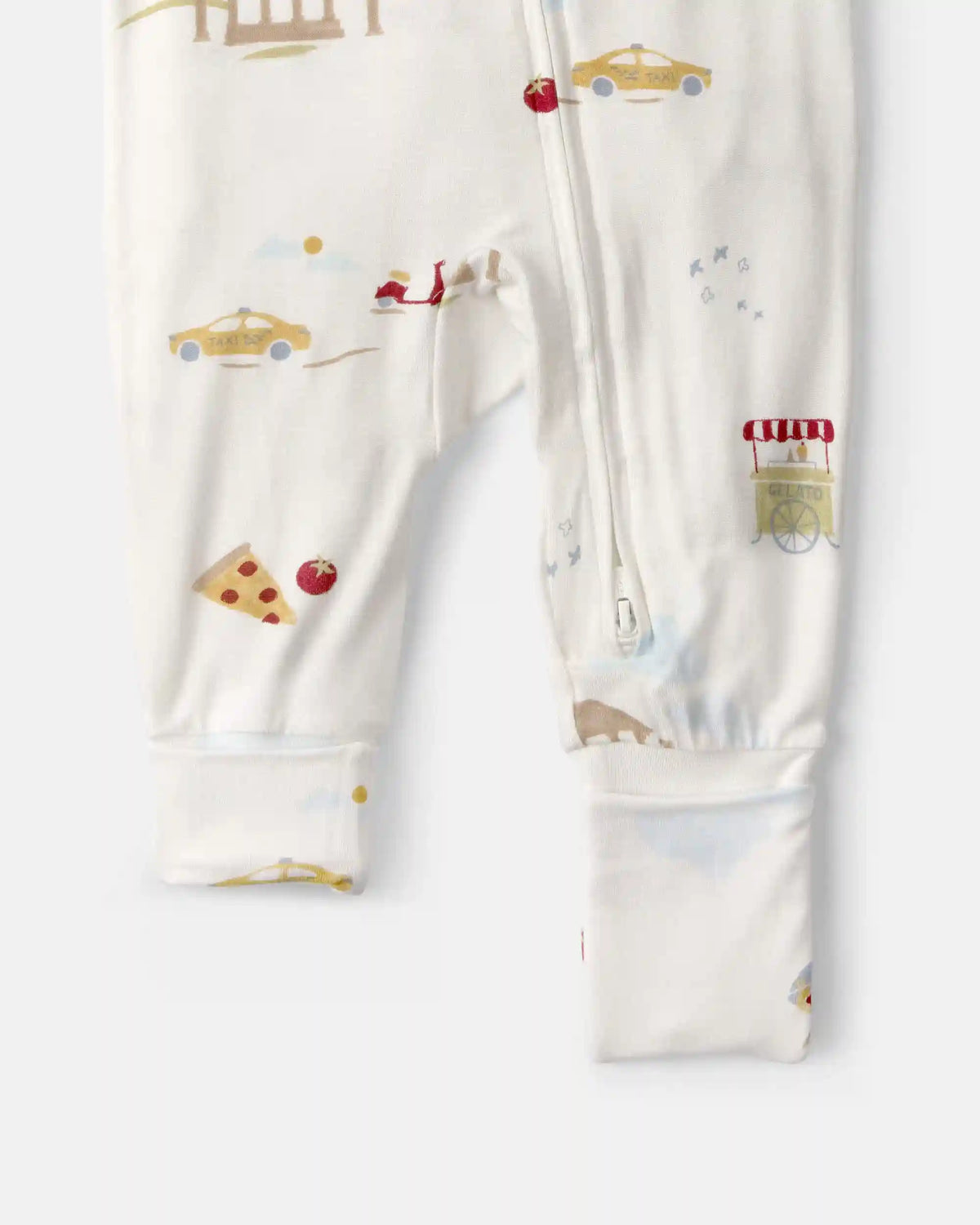 Baby Italy 2-Way Zip PurelySoft™ Sleep & Play Pajama - Cream