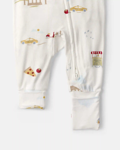 Baby Italy 2-Way Zip PurelySoft™ Sleep & Play Pajama - Cream