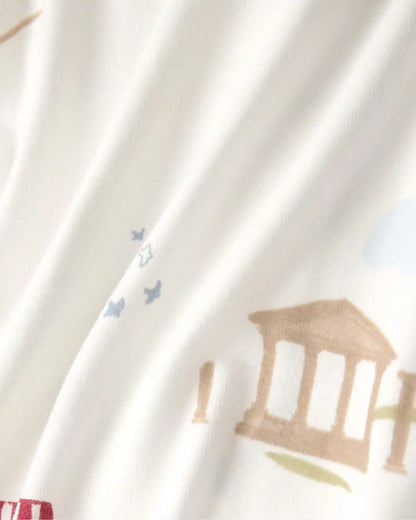 Baby Italy 2-Way Zip PurelySoft™ Sleep & Play Pajama - Cream