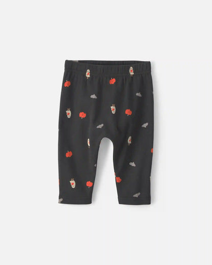 Baby 2-Piece Halloween Long-Sleeve Top & Pant Set - Black