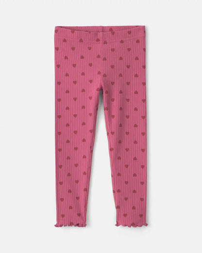 Baby Girl 2-Piece 'Love' Fleece Long-Sleeve Top & Pant Set - Pink