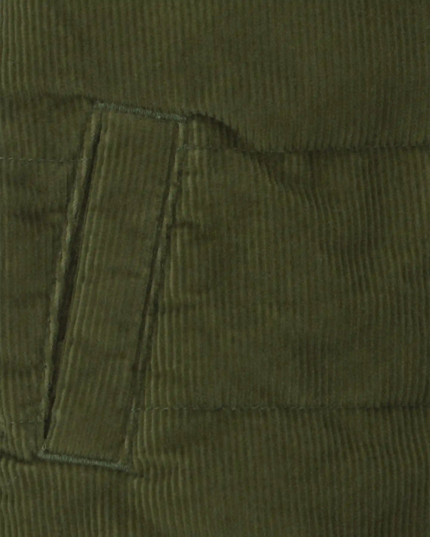 Baby Boy Color Block Corduroy Vest - Olive Green/Blue
