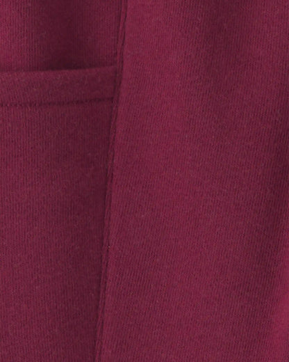 Baby Boy 2-Piece Football Fleece Henley Top & Pant Set - Cream/Burgundy