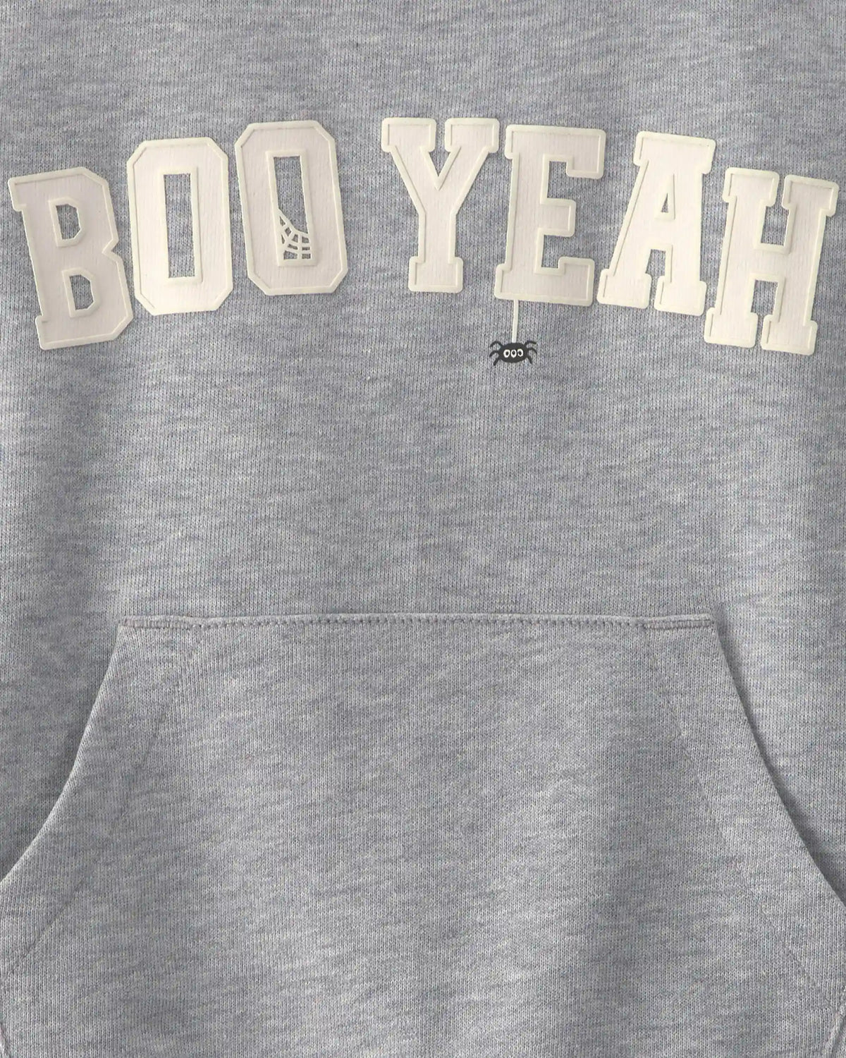 Baby Boy 2-Piece 'Boo Yeah' Halloween French Terry Sweatshirt & Pant Set - Grey/Black