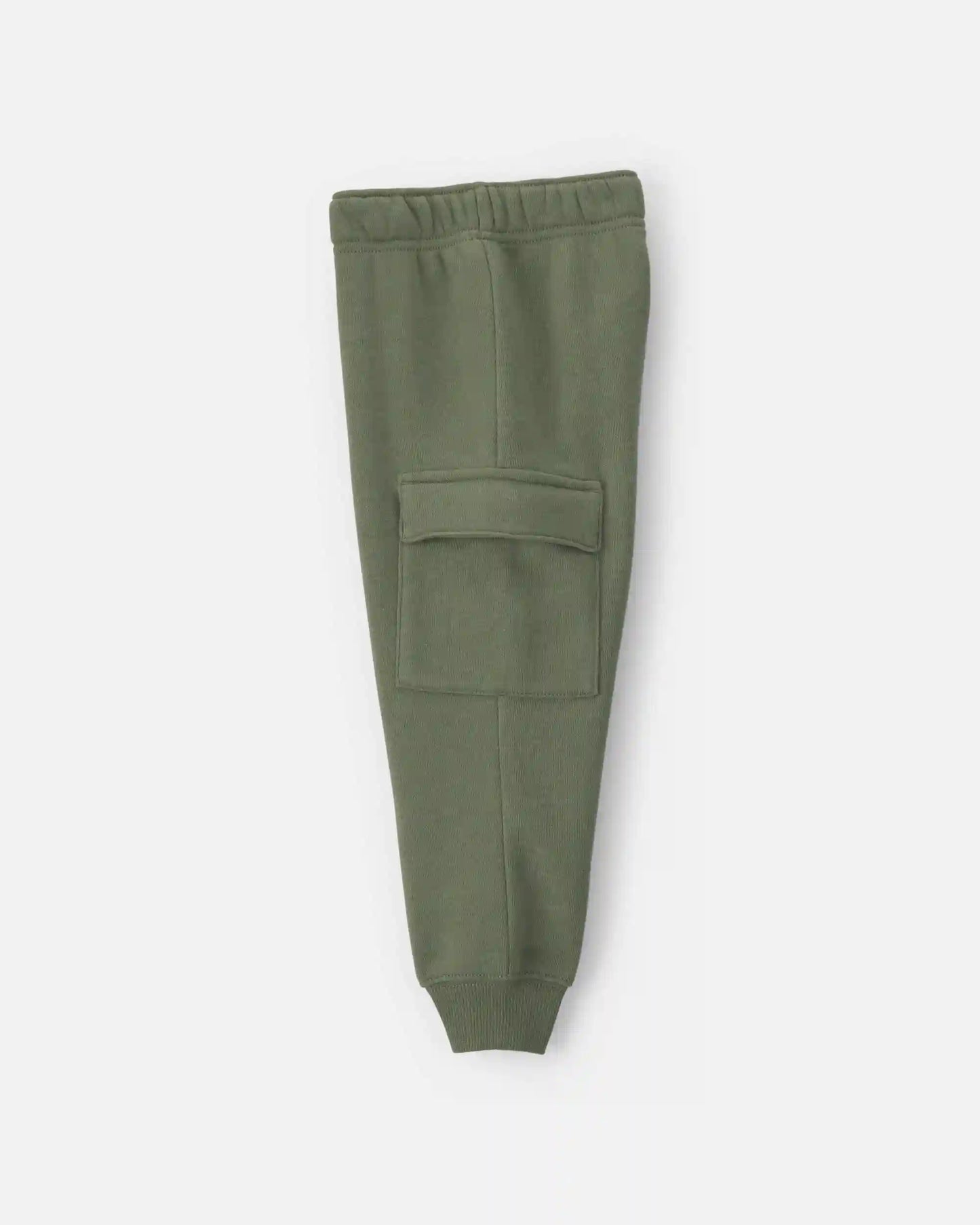 Baby Boy 2-Piece Fox Fleece Top & Pant Set - Grey/Olive Green