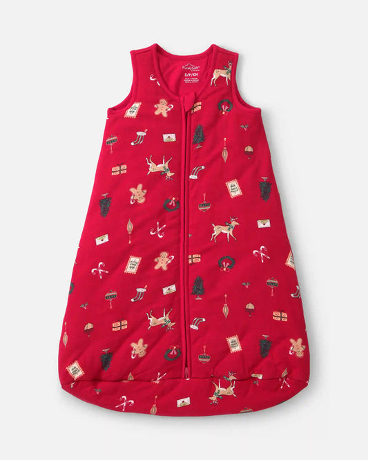 Baby Christmas 2-Way Zip PurelySoft™ Wearable Blanket - Red