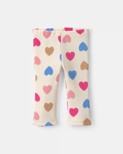 Baby Girl 3-Piece Heart 'I Love Daddy' Fleece Layering Set