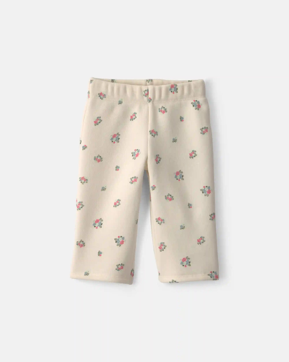 Baby Girl 3-Piece Floral Fleece Layering Set - Cream/Coral